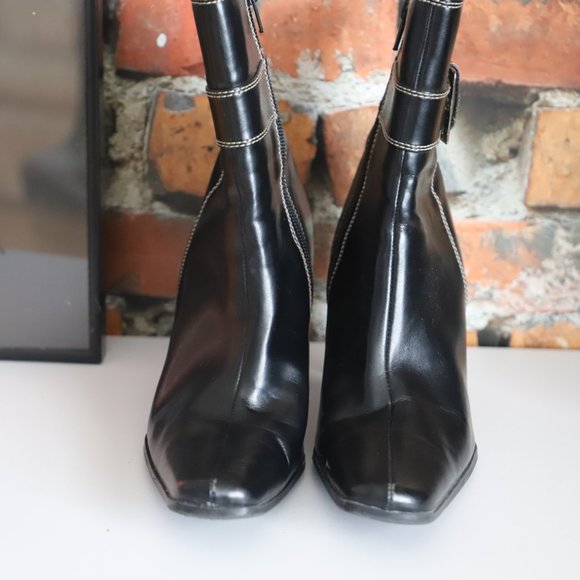 Black Ankle Boots - Picture 2 of 6